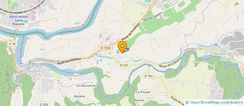 localisation de l'entreprise SCI DES LONES  SAINT-JUST-DE-CLAIX