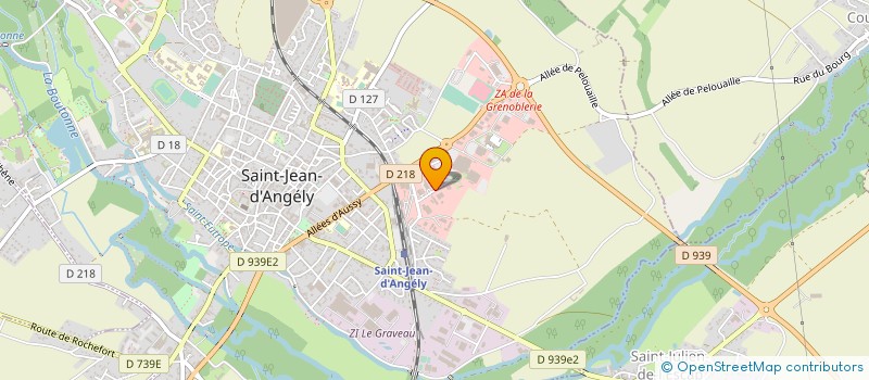 localisation de l'entreprise SCI DES LONGUES  SAINT-JEAN-D'ANGELY