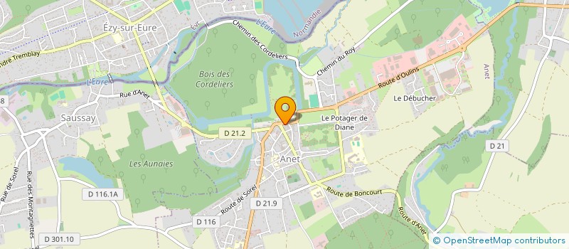 localisation de l'entreprise SCI DES LONGUES HANTES à ANET