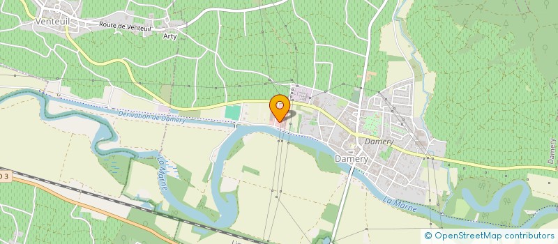 localisation de l'entreprise SCI DES LONGUES RAIES  DAMERY
