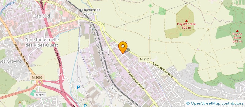 localisation de l'entreprise SCI DES LOUPS  COURNON-D'AUVERGNE