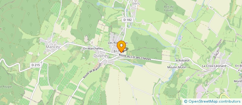 localisation de l'entreprise SCI DES LOUPS  MANCEY