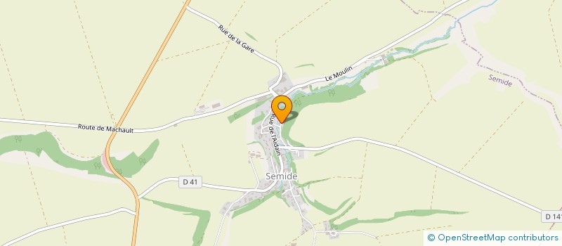 localisation de l'entreprise SCI DES LOUVOTS  SEMIDE