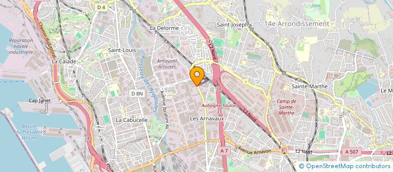 localisation de l'entreprise SCI DES LUMIERES à MARSEILLE