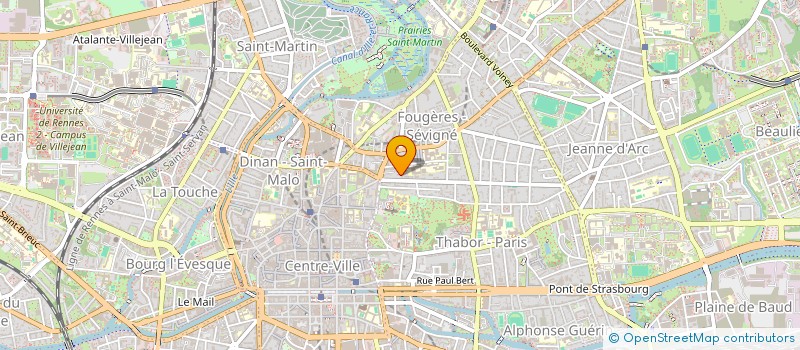 localisation de l'entreprise SCI DES LUMIERES  RENNES