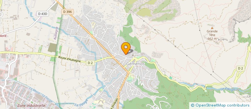 localisation de l'entreprise SCI DES LUMIERES  GEMENOS