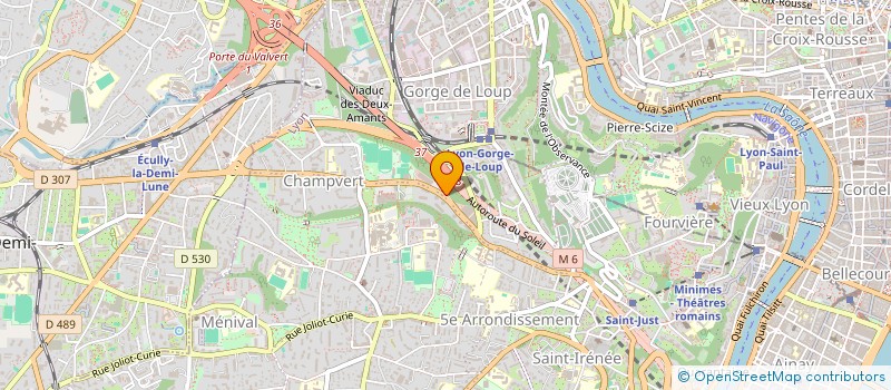 localisation de l'entreprise SCI DES LUMIERES  LYON