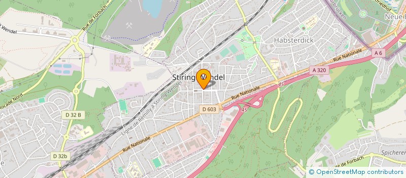 localisation de l'entreprise SCI DES LUMIERES  STIRING-WENDEL