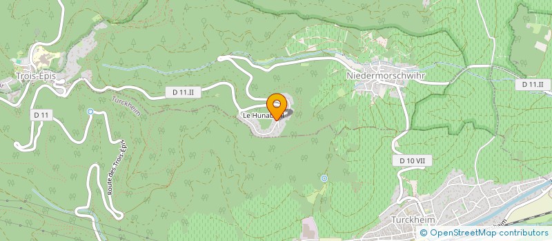 localisation de l'entreprise SCI DES LUMIERES  NIEDERMORSCHWIHR