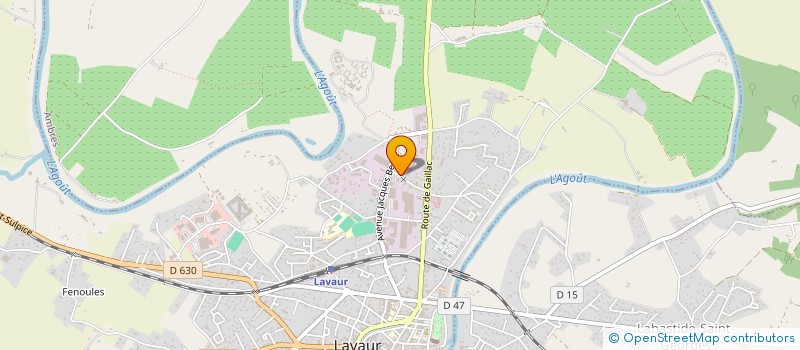 localisation de l'entreprise SCI DES LUMIERES  LAVAUR
