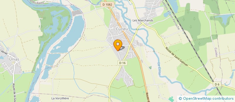 localisation de l'entreprise SCI DES LUTTONS  CUZIEU