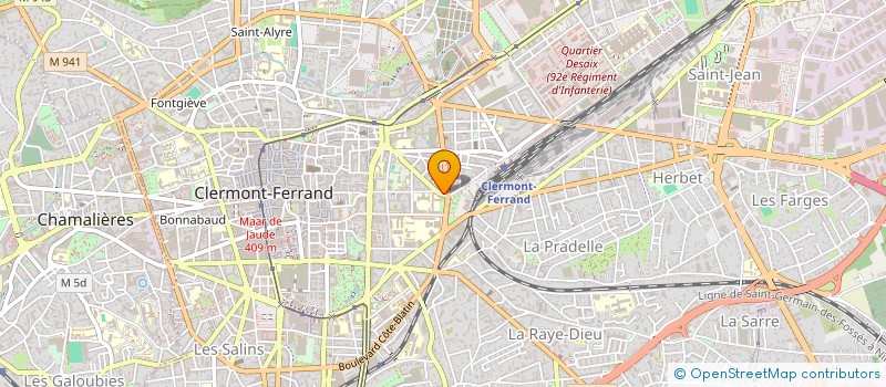 localisation de l'entreprise SCI DES LYCEES  CLERMONT-FERRAND