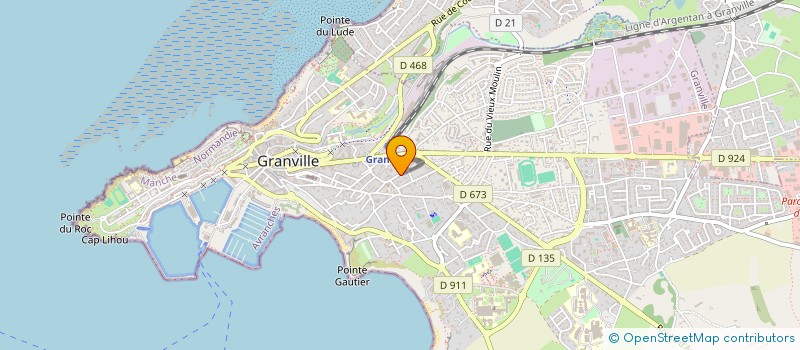 localisation de l'entreprise SCI DES LYS 2  GRANVILLE