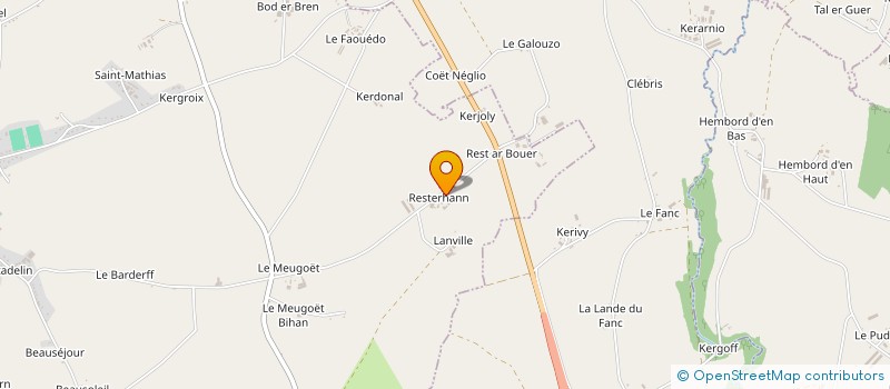 localisation de l'entreprise SCI DES LYS  SAINT-THURIAU