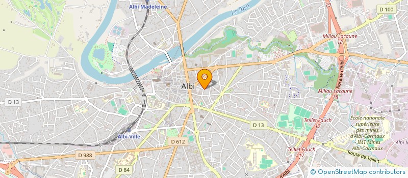 localisation de l'entreprise SCI DES LYS  ALBI