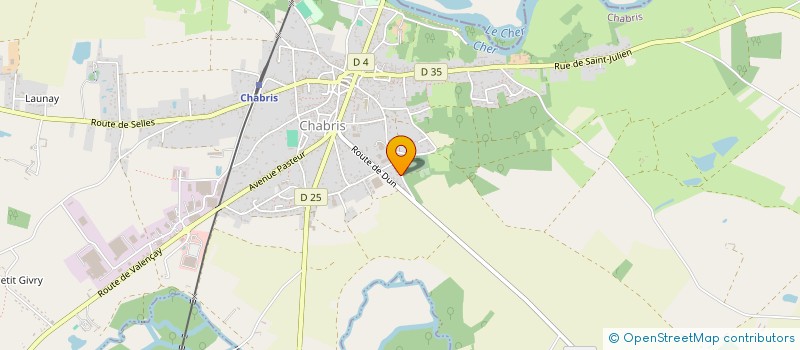 localisation de l'entreprise SCI DES LYS à CHABRIS