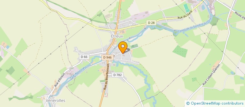 localisation de l'entreprise SCI DES LYS  ETREUX