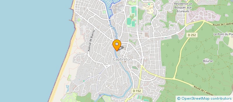 localisation de l'entreprise SCI DES LYS à CAPBRETON