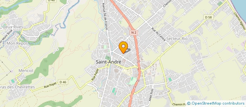 localisation de l'entreprise SCI DES LYS  SAINT-ANDRE