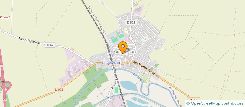 localisation de l'entreprise SCI DES LYS  VILLENEUVE-SUR-AISNE