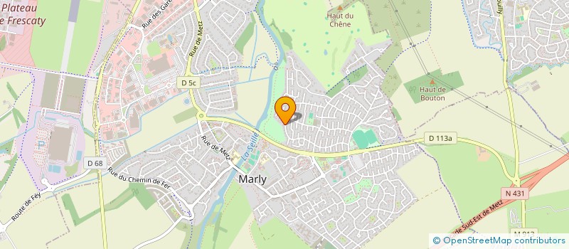 localisation de l'entreprise SCI DES LYS à MARLY