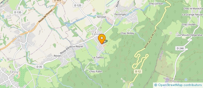 localisation de l'entreprise SCI DES LYS  BONS-EN-CHABLAIS