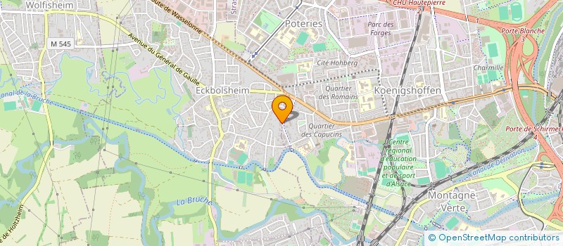 localisation de l'entreprise SCI DES LYS  ECKBOLSHEIM