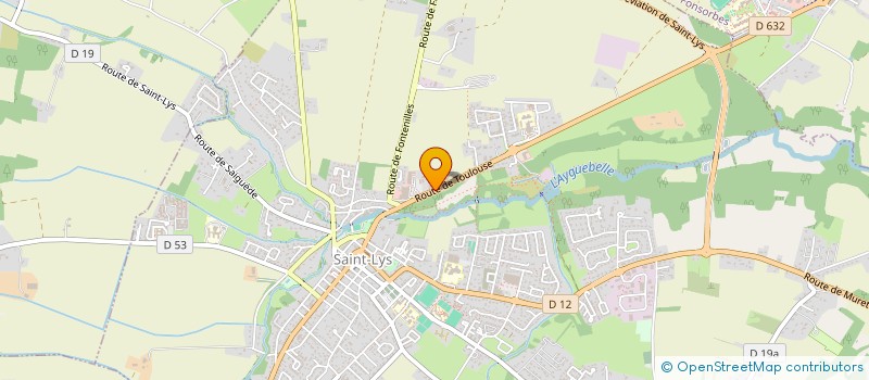 localisation de l'entreprise SCI DES LYS  SAINT-LYS