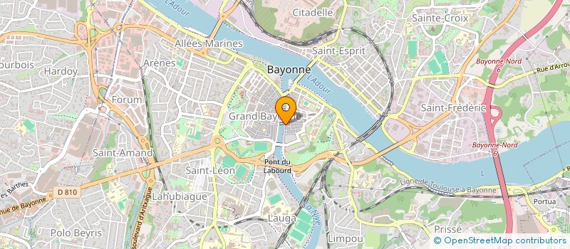 localisation de l'entreprise SCI DES LYS à BAYONNE