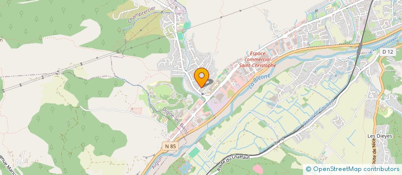 localisation de l'entreprise SCI DES LYS A CHAMPFLORIN à DIGNE-LES-BAINS