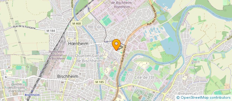 localisation de l'entreprise SCI DES LYS A&Z  HNHEIM