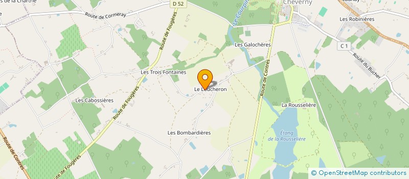 localisation de l'entreprise SCI DES LYS DE LOIRE  CHEVERNY