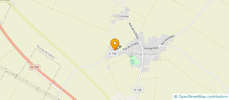 localisation de l'entreprise SCI DES MAGASINS DE LA CHISTERA à PRUNAY-LE-GILLON