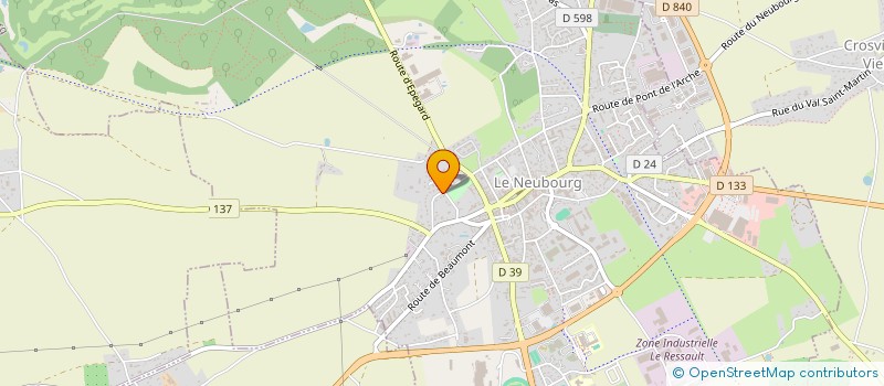 localisation de l'entreprise SCI DES MAGNANTS à LE NEUBOURG