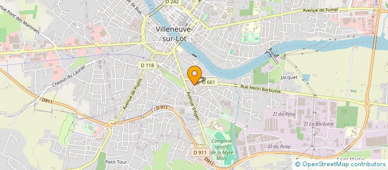 localisation de l'entreprise SCI DES MAGNOLIAS  VILLENEUVE-SUR-LOT