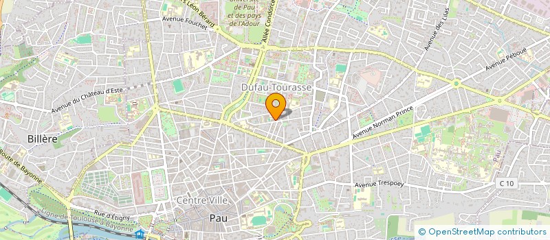 localisation de l'entreprise SCI DES MAGNOLIAS à PAU
