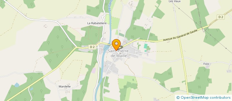 localisation de l'entreprise SCI DES MAILLOIS 2016  SAINT-PIERRE-DE-MAILLE