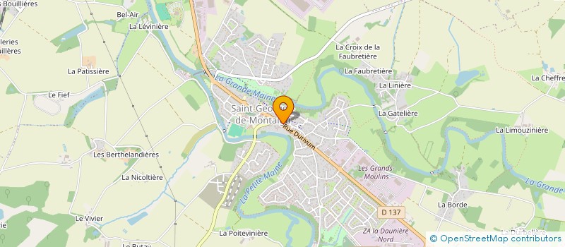 localisation de l'entreprise SCI DES MAINES à MONTAIGU-VENDEE