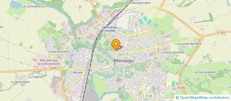 localisation de l'entreprise SCI DES MAINES à MONTAIGU-VENDEE