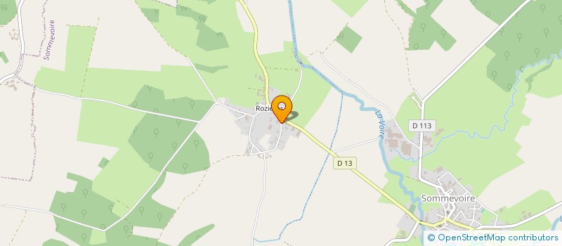 localisation de l'entreprise SCI DES MAISONS BOURGS à SOMMEVOIRE