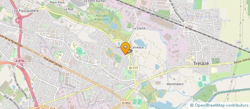 localisation de l'entreprise SCI DES MALEMBARDIERES à TRELAZE