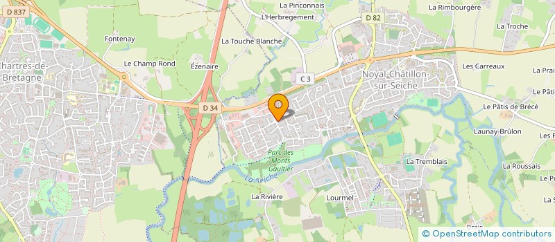 localisation de l'entreprise SCI DES MALORIERS  NOYAL-CHATILLON-SUR-SEICHE