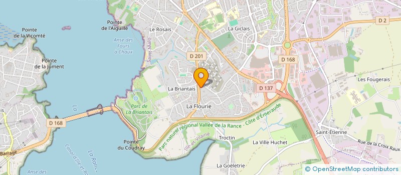 localisation de l'entreprise SCI DES MALOUINES  SAINT-MALO