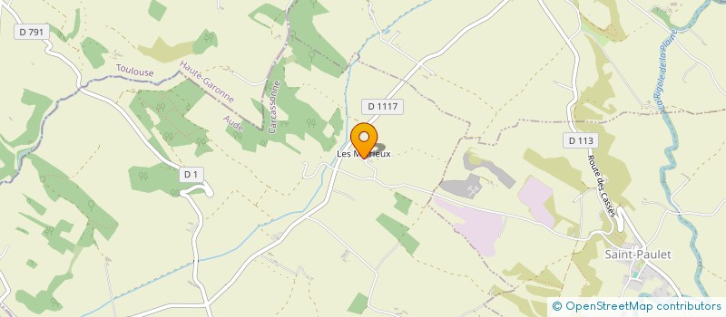 localisation de l'entreprise SCI DES MALRIEUX  MONTMAUR