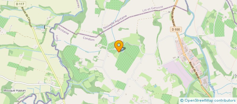 localisation de l'entreprise SCI DES MANSENGS  CONDOM