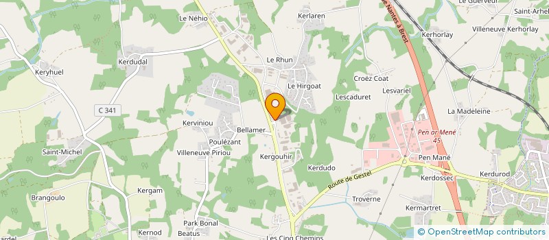 localisation de l'entreprise SCI DES MANUELS  GUIDEL