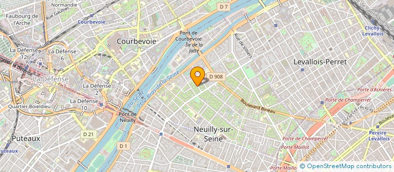 localisation de l'entreprise SCI DES MAQUIS à NEUILLY-SUR-SEINE