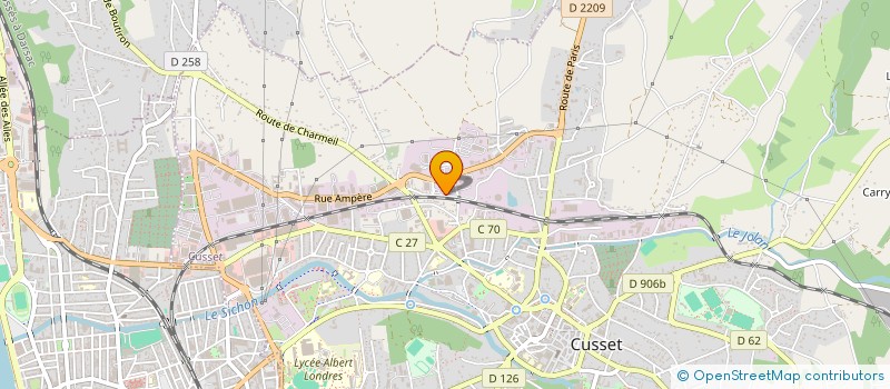 localisation de l'entreprise SCI DES MARAICHERS à CUSSET