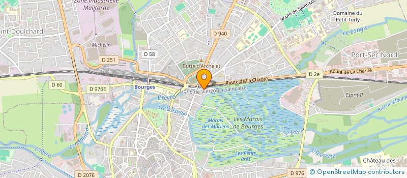 localisation de l'entreprise SCI DES MARAICHERS  BOURGES