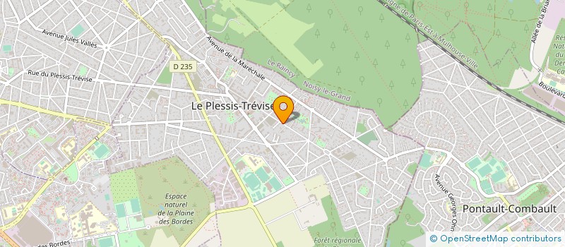 localisation de l'entreprise SCI DES MARAIS  LE PLESSIS-TREVISE